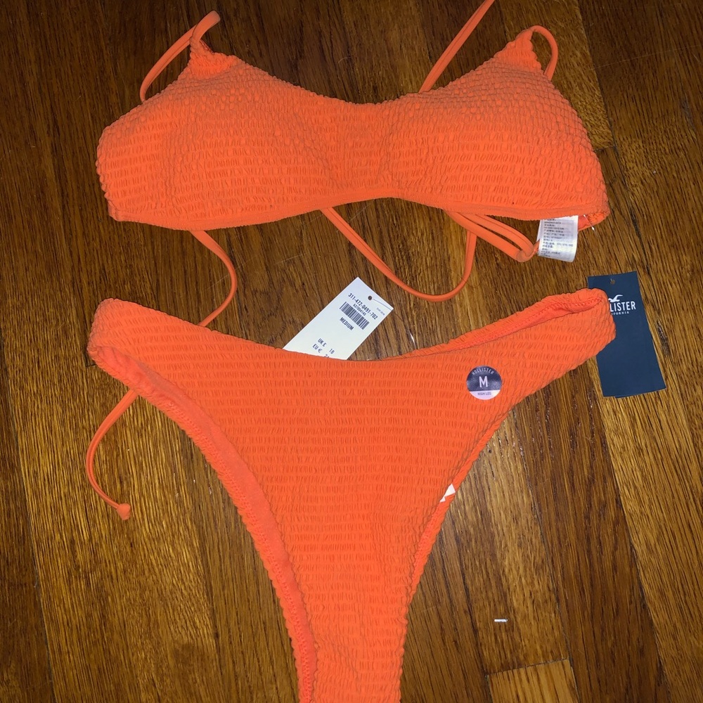 Orange Hollister bikini